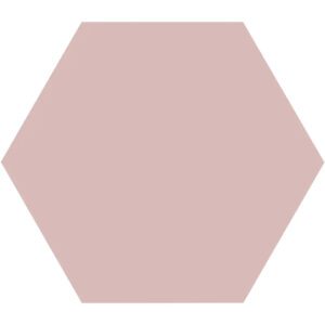 SoloAzulejos - Basic Rose Hex 22x25